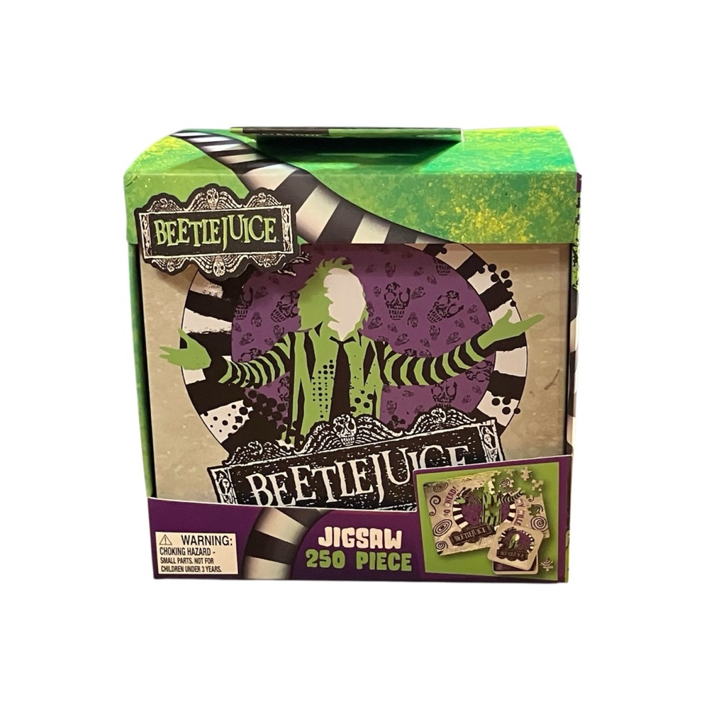 New Beetlejuice Jigsaw Puzzle 250 Pieces Plus Metal Storage Tin
